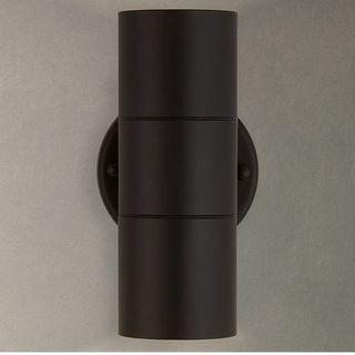 John Lewis & Partners Strom - Lámpara de pared LED para exteriores, color negro